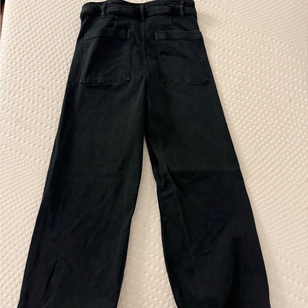 Black Wide-Leg Jeans